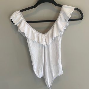 Aritzia Ruffle Romper